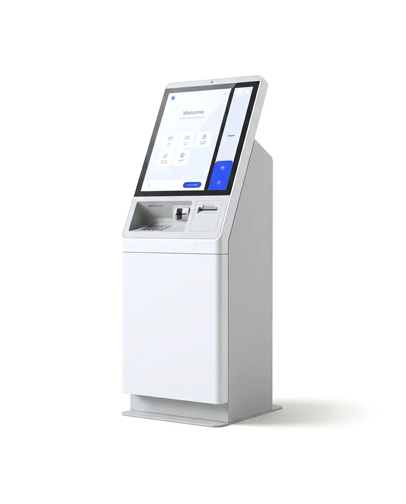 Self-service banking kiosk